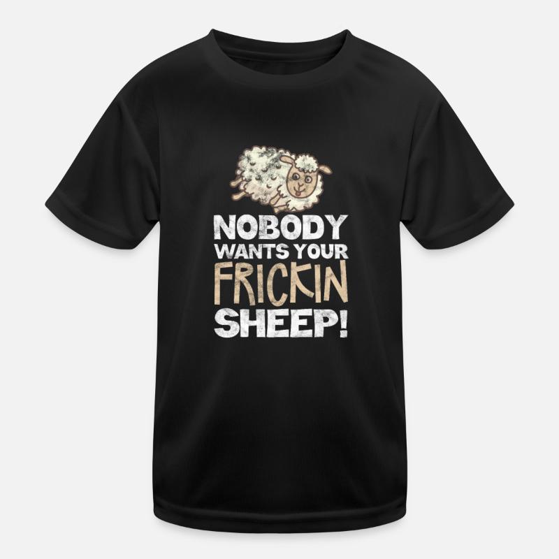 Schaf Schafe Bauernhof Tier Schafbock Geschenk Kinder Funktions-T-Shirt