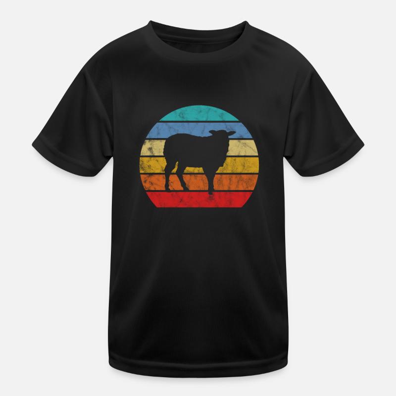 Schaf Schafe Bauernhof Tier Schafbock Geschenk Kinder Funktions-T-Shirt