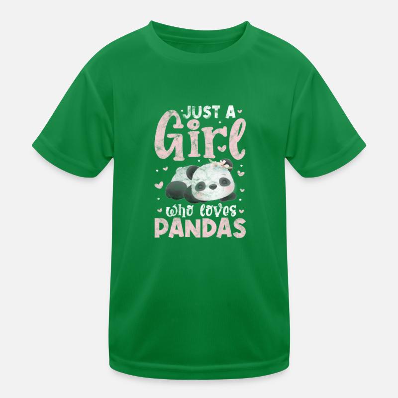 Panda Kinder Funktions-T-Shirt