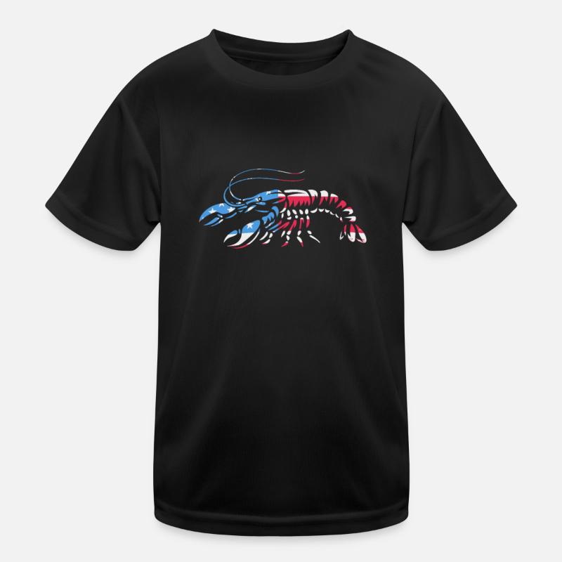 Languste Kinder Funktions-T-Shirt