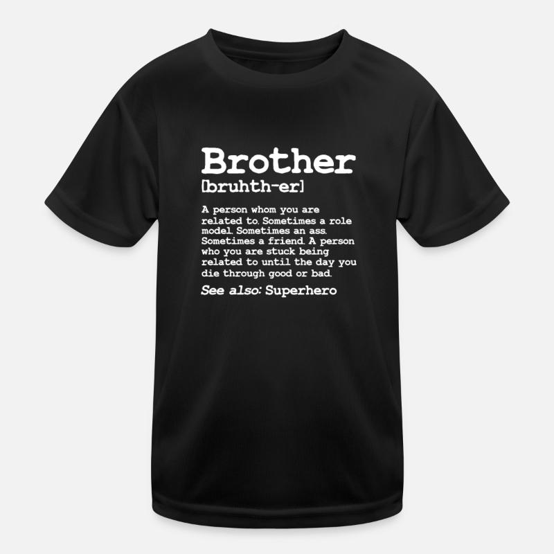 Bruder Kinder Funktions-T-Shirt