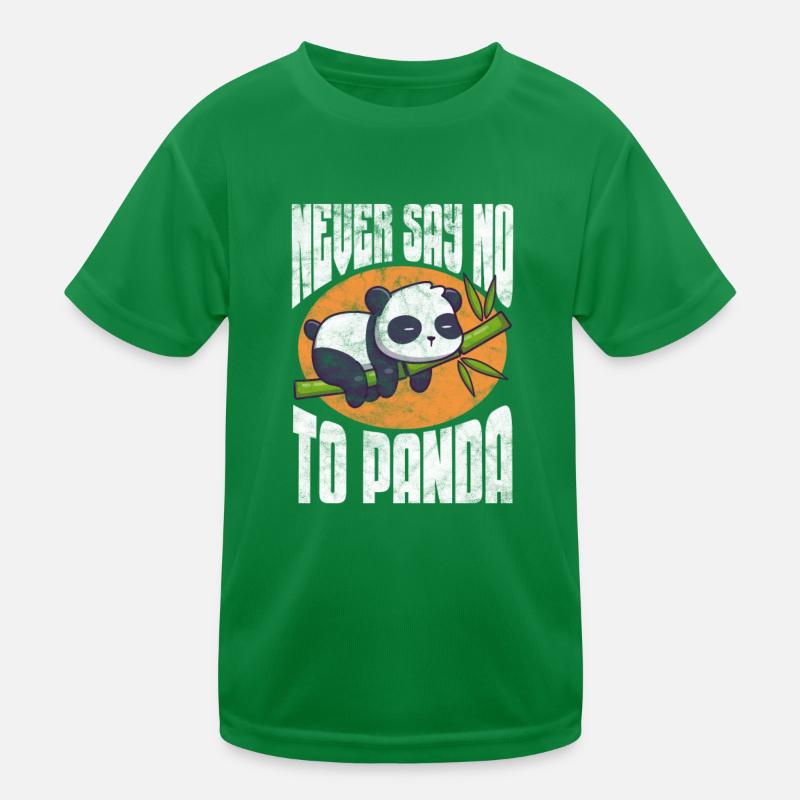 Panda Kinder Funktions-T-Shirt