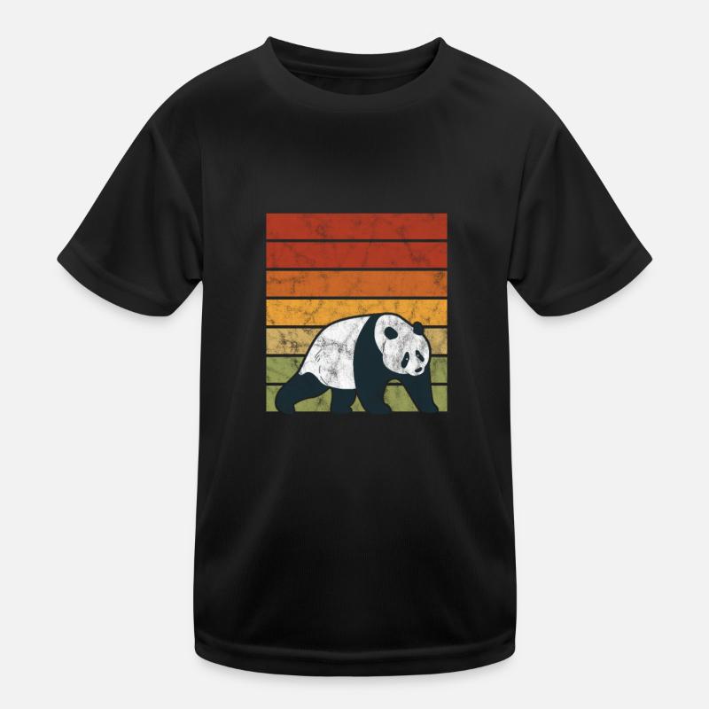 Panda Kinder Funktions-T-Shirt