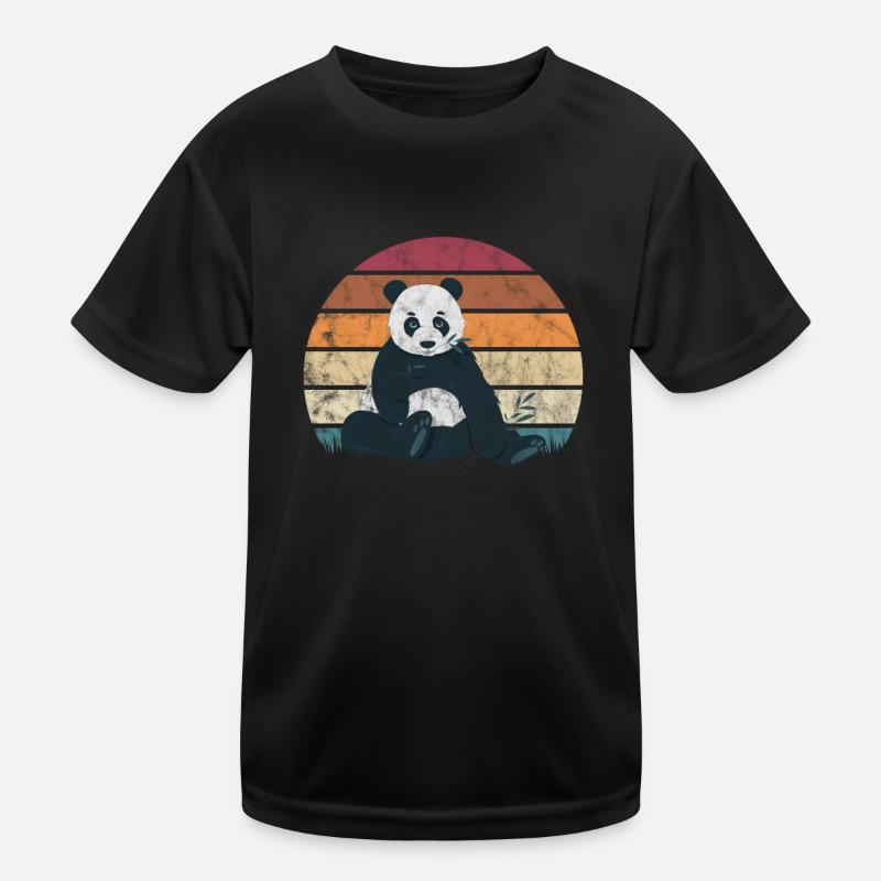 Panda Kinder Funktions-T-Shirt