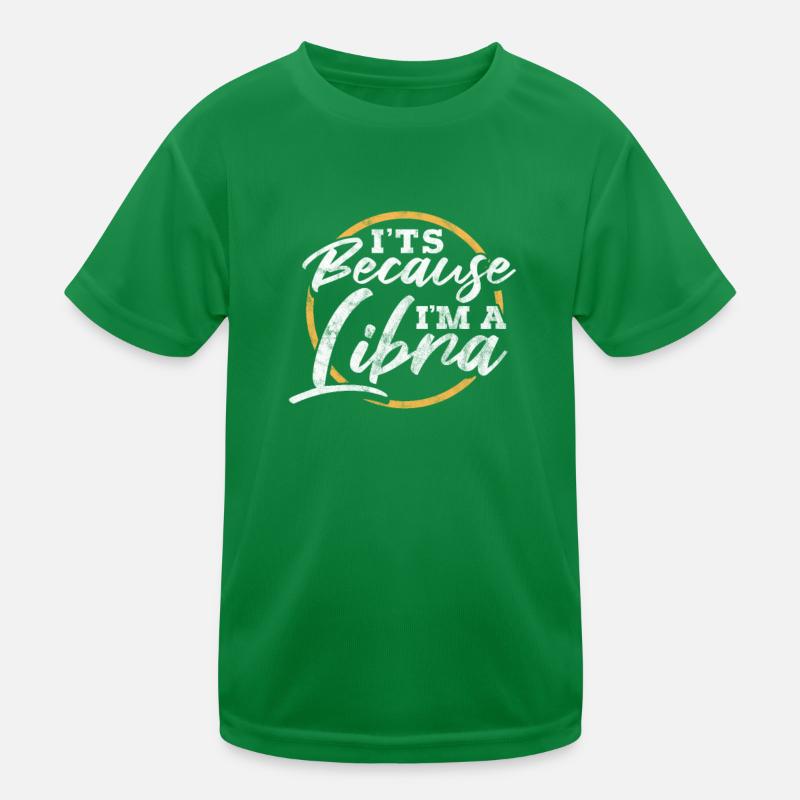 Libra Zodiac Sign Horoscope Astrology Gift Kids Functional T-Shirt