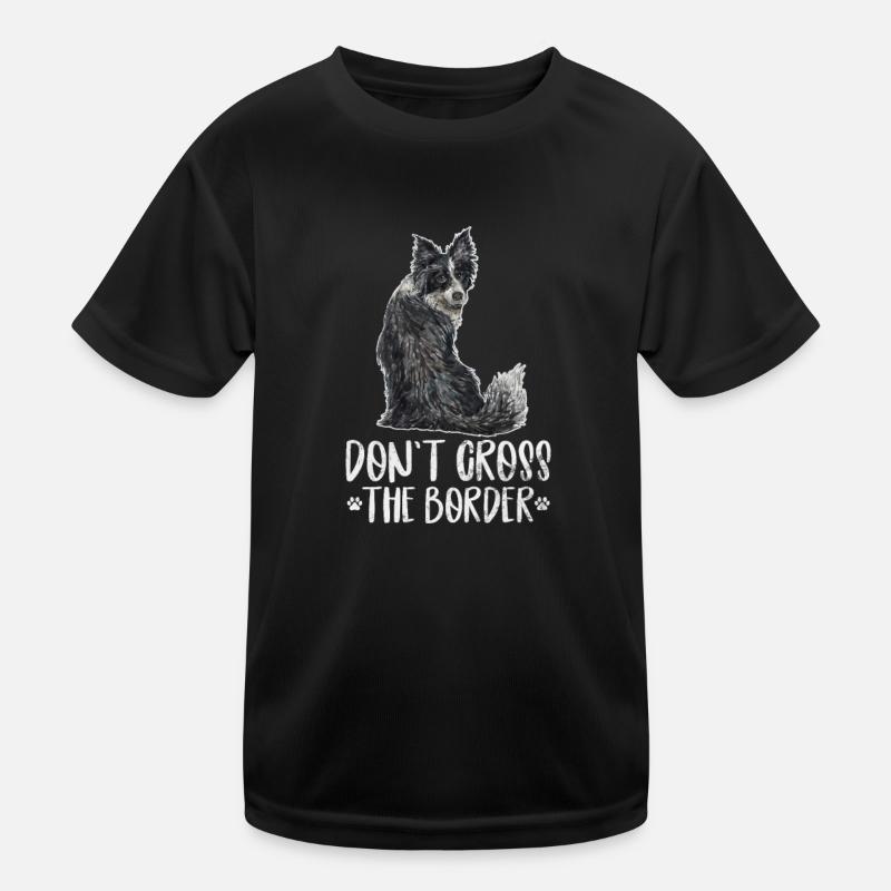 Border Collie Kids Functional T-Shirt