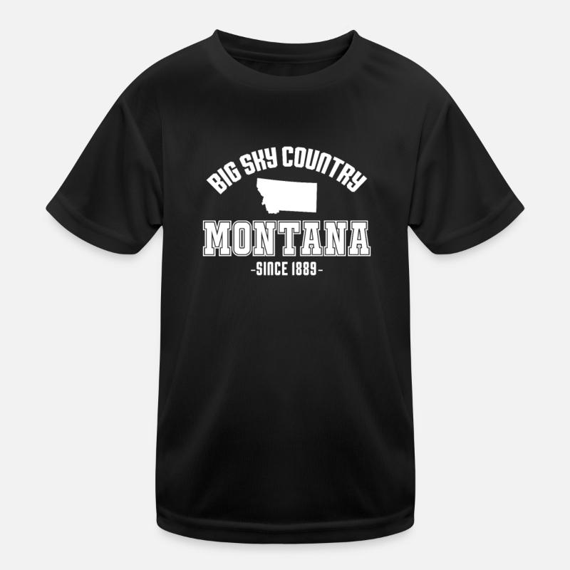 Montana Kinder Funktions-T-Shirt