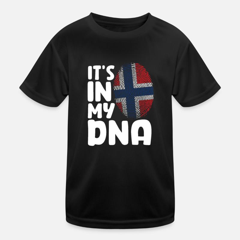 Norwegen Kinder Funktions-T-Shirt