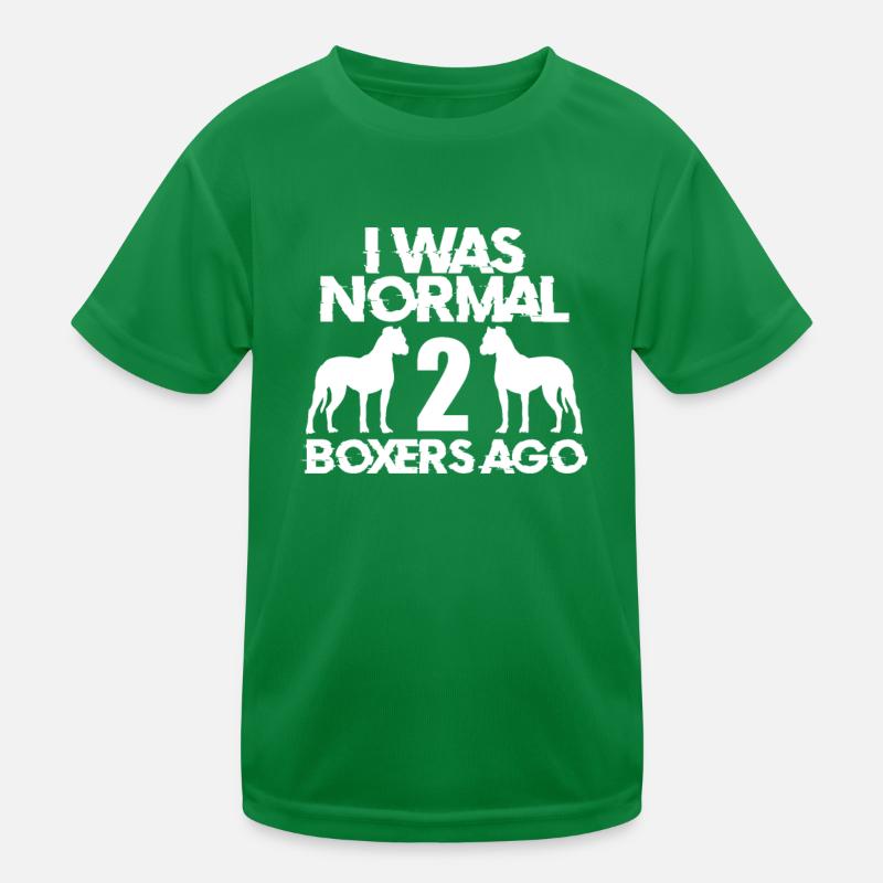 Boxer Dog Kids Functional T-Shirt