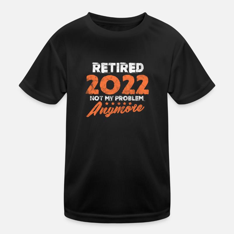 Ruhestand Kinder Funktions-T-Shirt