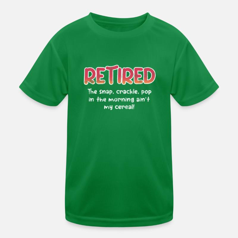 Retirement Kids Functional T-Shirt
