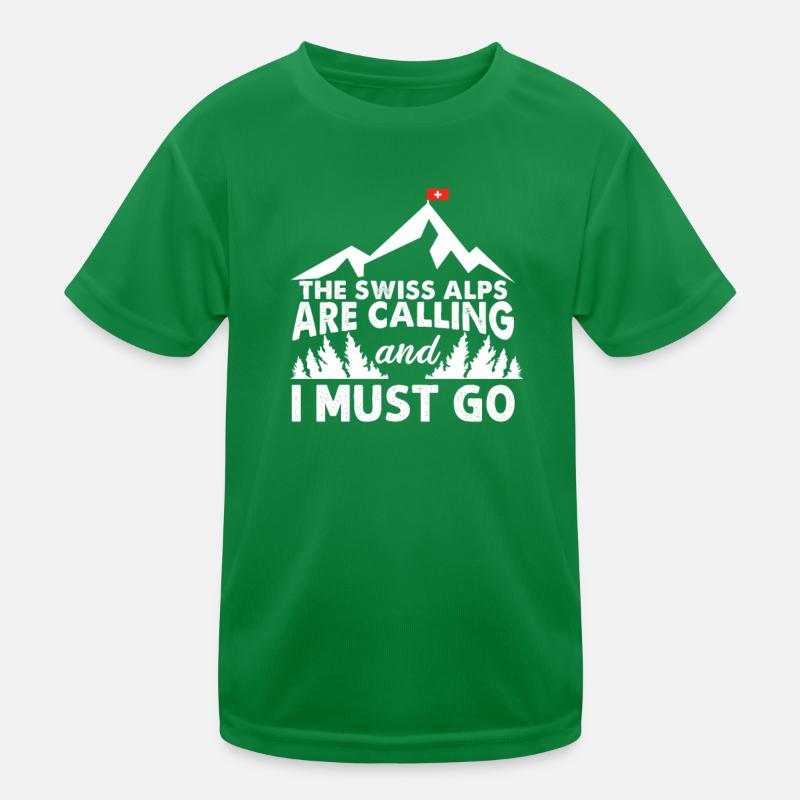 Switzerland Kids Functional T-Shirt
