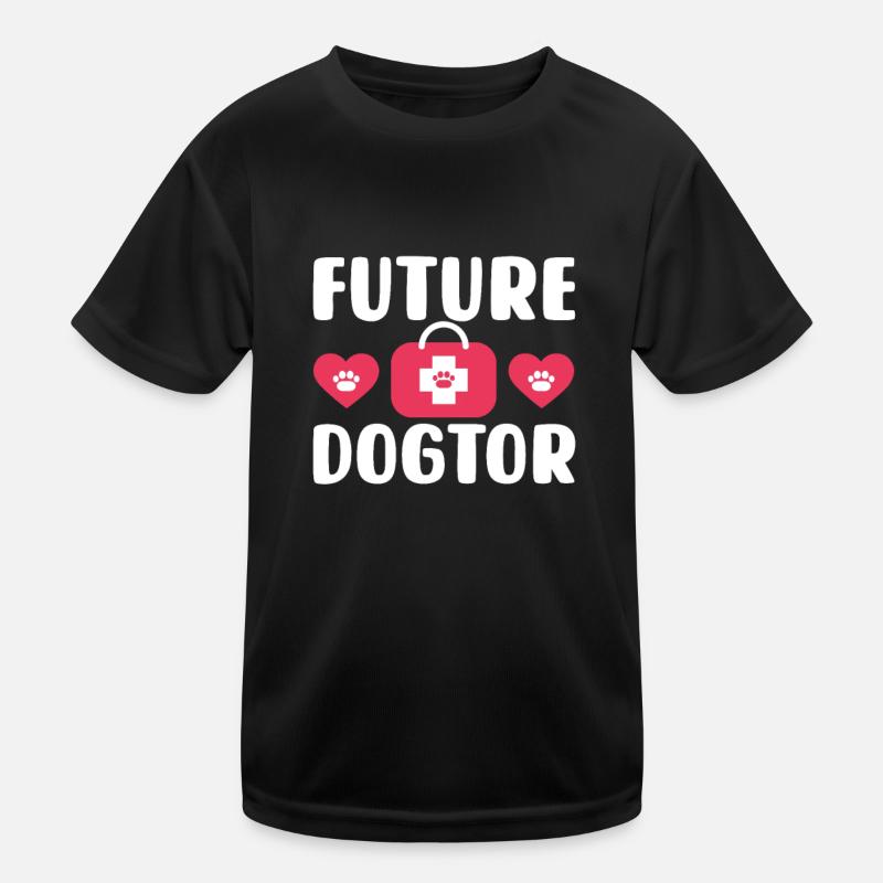 Tierarzt Kinder Funktions-T-Shirt