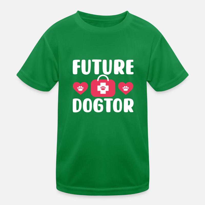 Tierarzt Kinder Funktions-T-Shirt