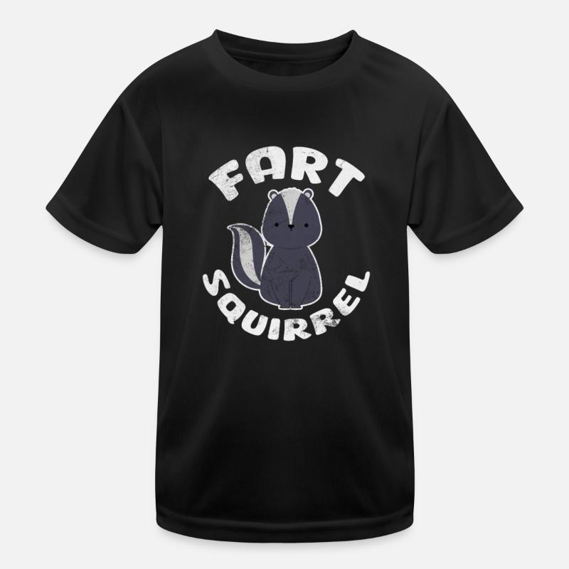 Stinktier Stinken Stinker Skunk Geschenk Kinder Funktions-T-Shirt