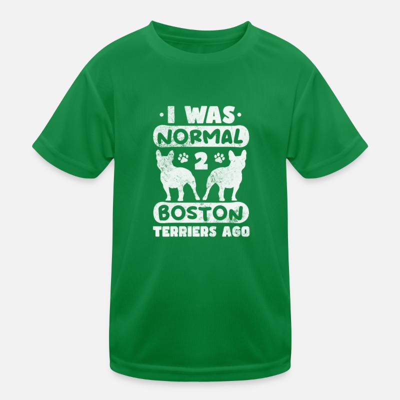 Boston Terrier Kids Functional T-Shirt