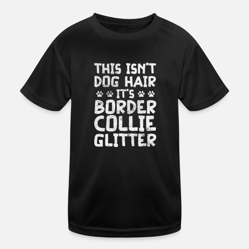Border Collie Kinder Funktions-T-Shirt