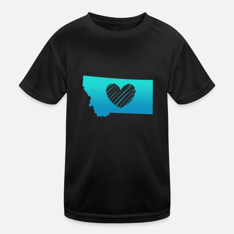 Montana Kinder Funktions-T-Shirt