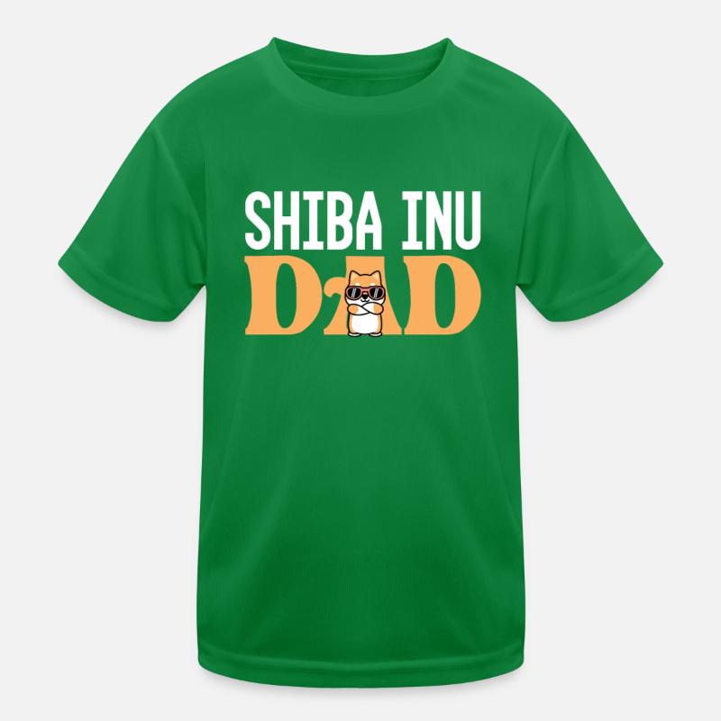 Shiba Inu Dad Kinder Funktions-T-Shirt