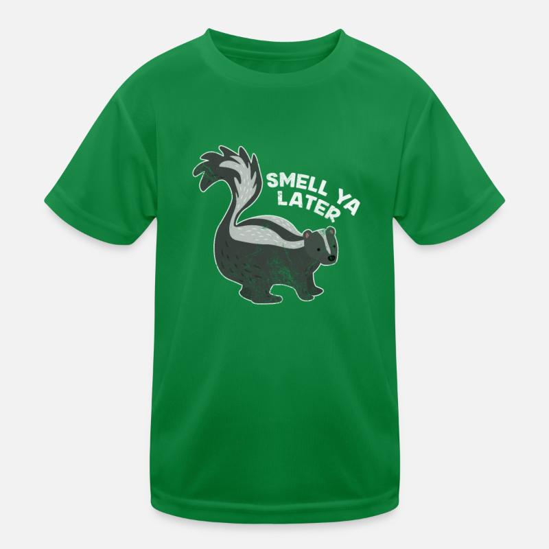 Stinktier Stinken Stinker Skunk Geschenk Kinder Funktions-T-Shirt