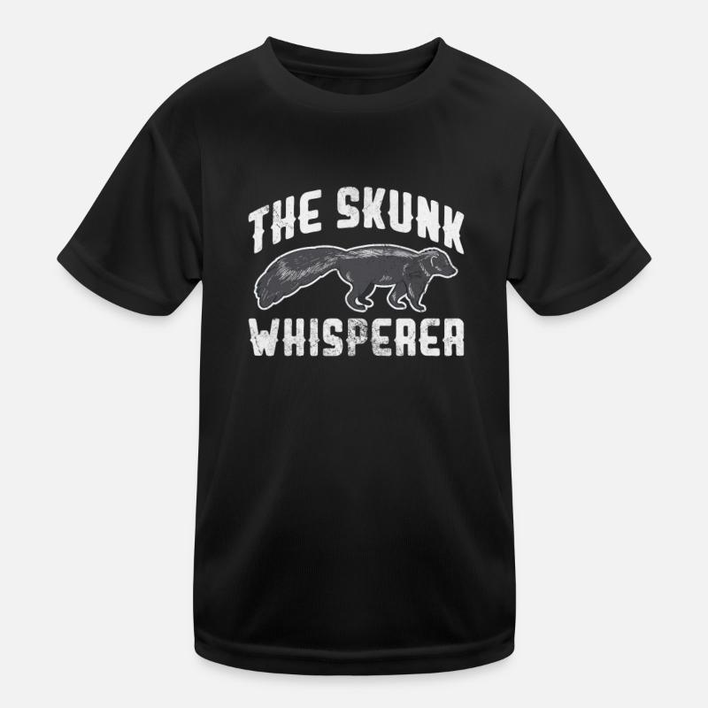 Stinktier Stinken Stinker Skunk Geschenk Kinder Funktions-T-Shirt