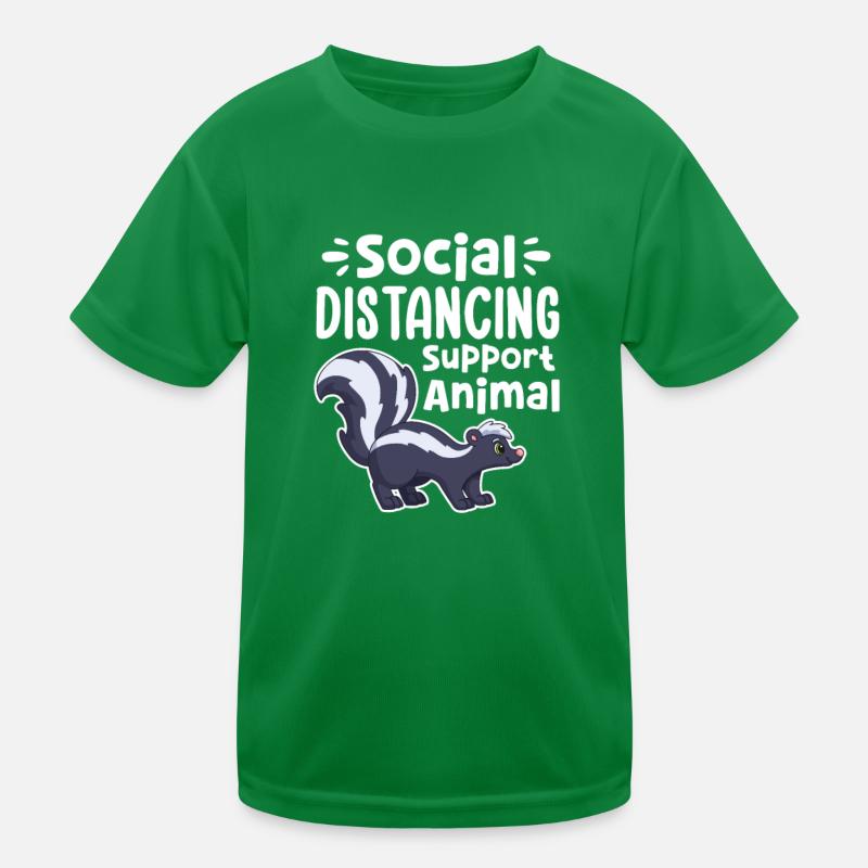Stinktier Kinder Funktions-T-Shirt