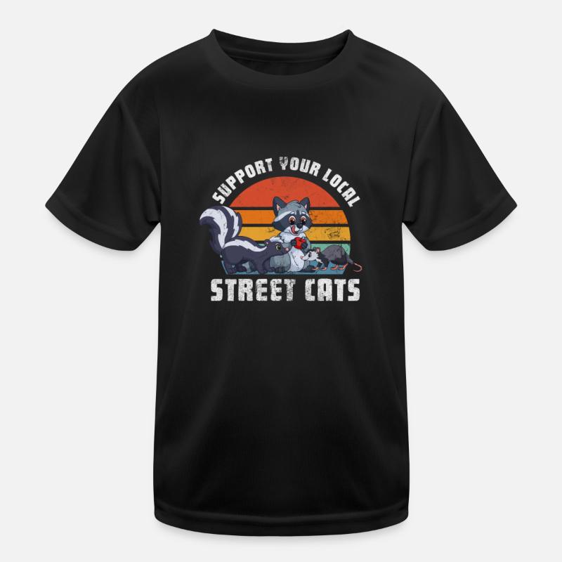 Stinktier Stinken Stinker Skunk Geschenk Kinder Funktions-T-Shirt