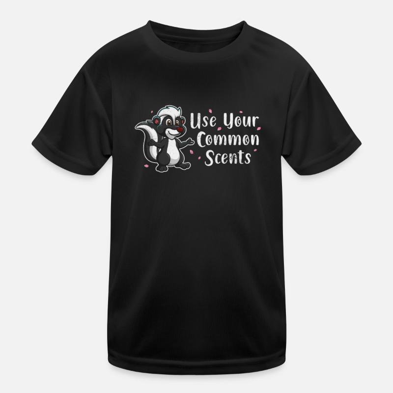 Stinktier Stinken Stinker Skunk Geschenk Kinder Funktions-T-Shirt