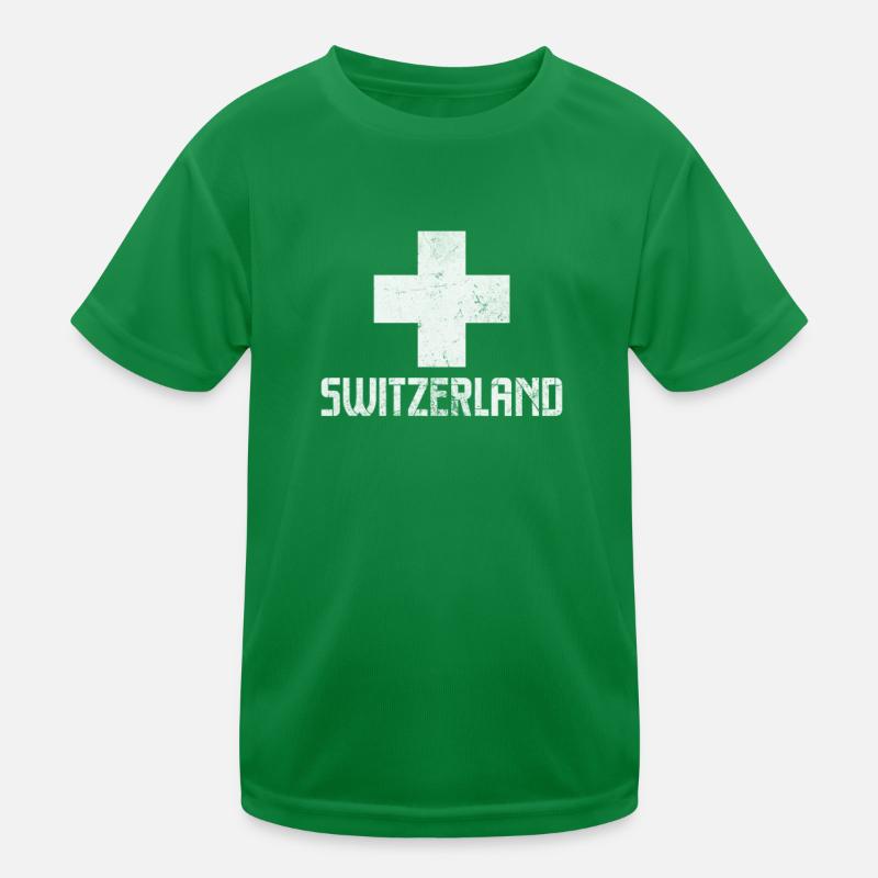 Schweiz Funktionsshirt til børn