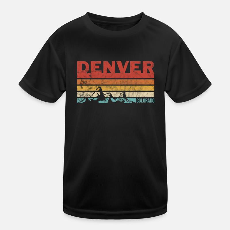 Colorado USA Amerika Denver Geschenk Kinder Funktions-T-Shirt