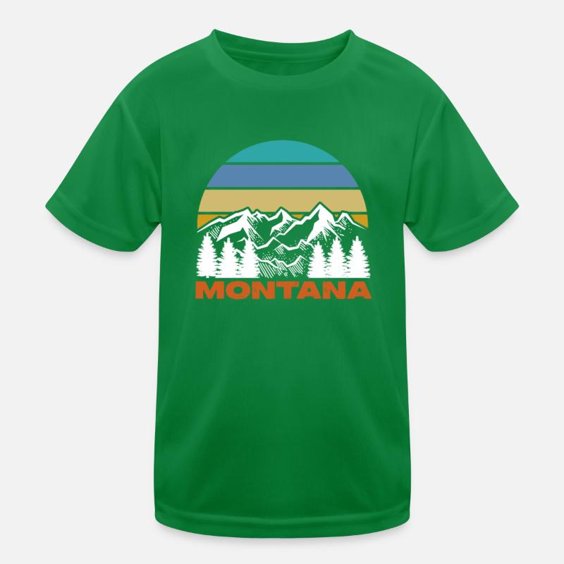 Montana Kinder Funktions-T-Shirt