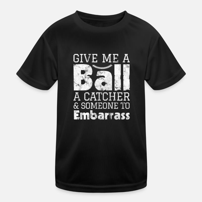 Softball Kids Functional T-Shirt