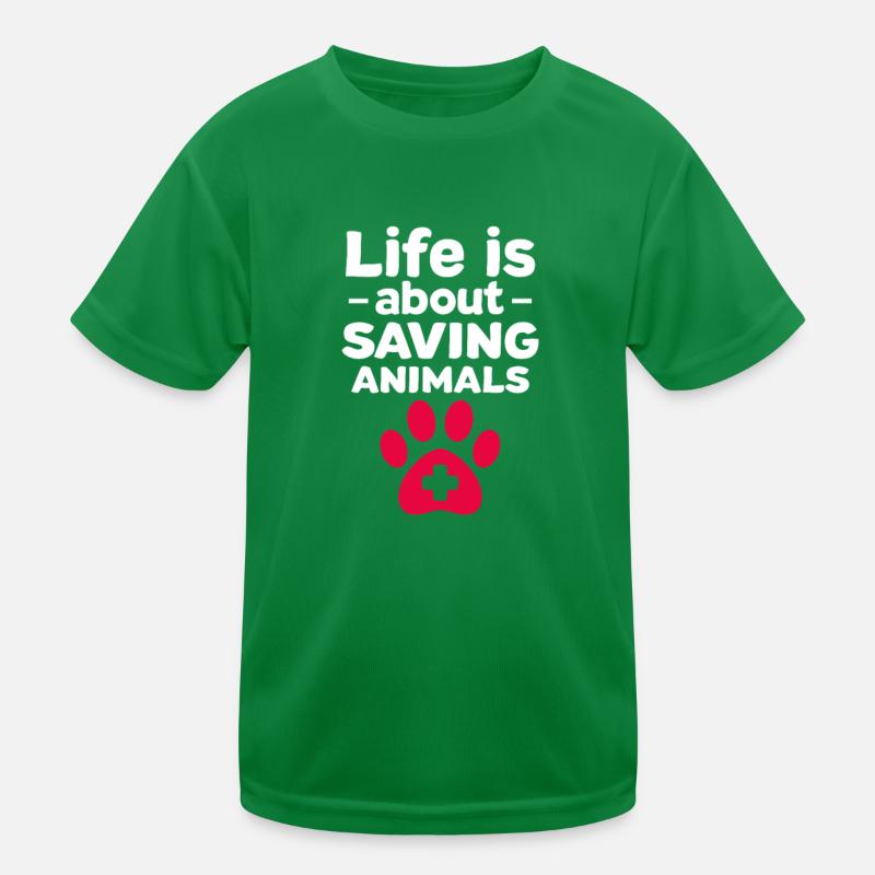 Tierarzt Kinder Funktions-T-Shirt