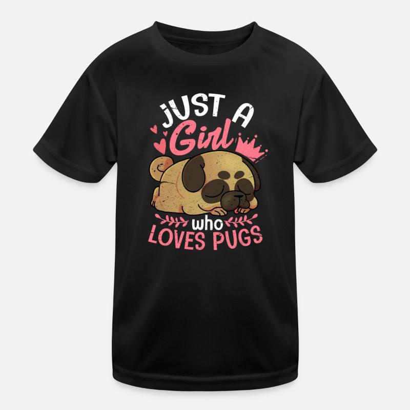 Pug Kids Functional T-Shirt
