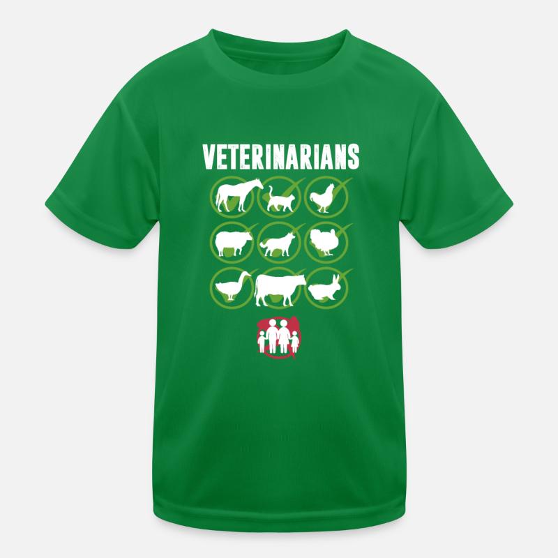 Tierarzt Kinder Funktions-T-Shirt