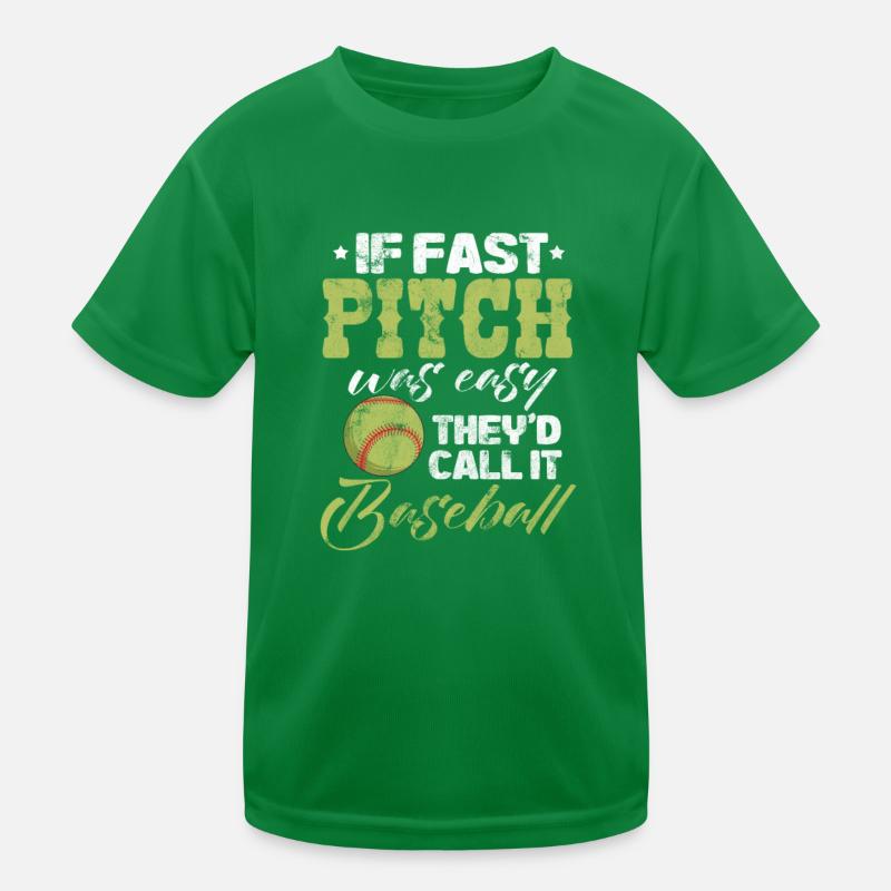 Softball Kids Functional T-Shirt
