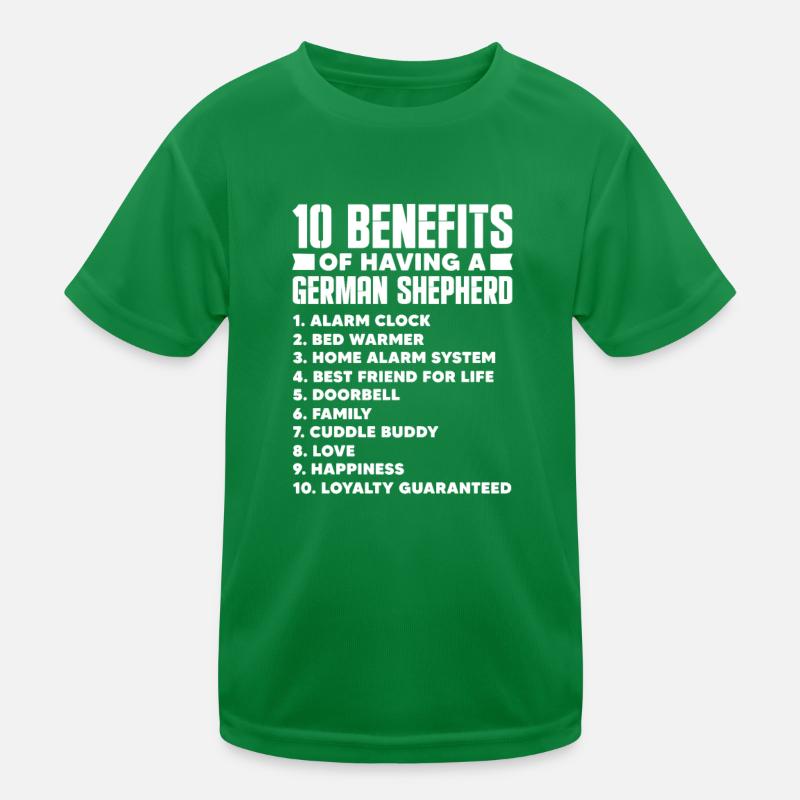 Deutscher Schäferhund Kinder Funktions-T-Shirt