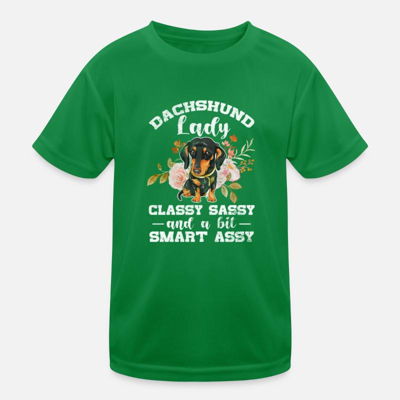 Dachshund Kids Functional T-Shirt