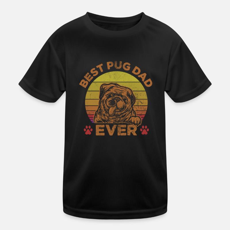 Mops Kinder Funktions-T-Shirt