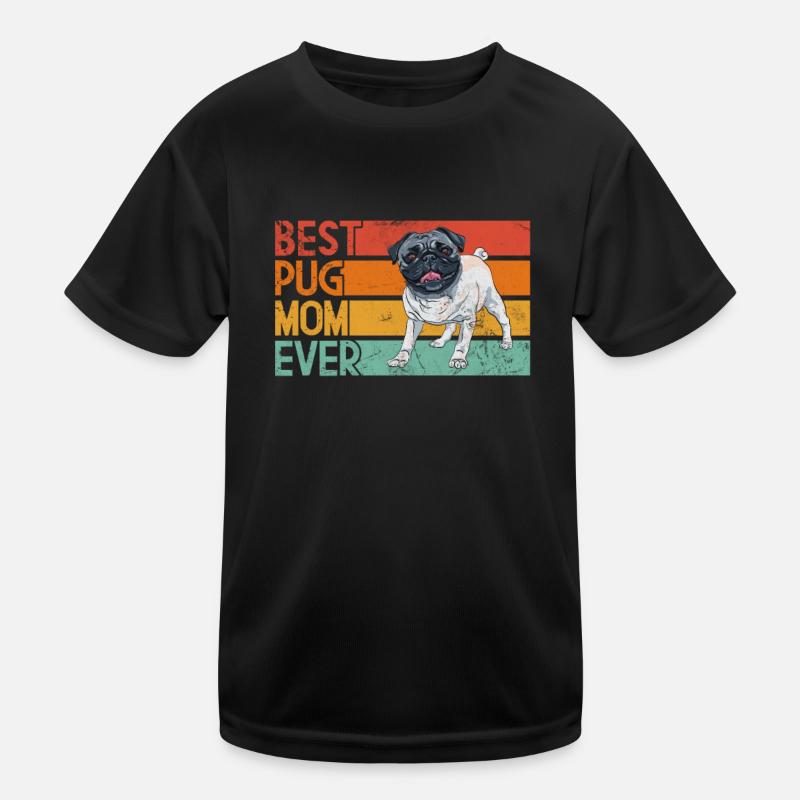 Mops Kinder Funktions-T-Shirt