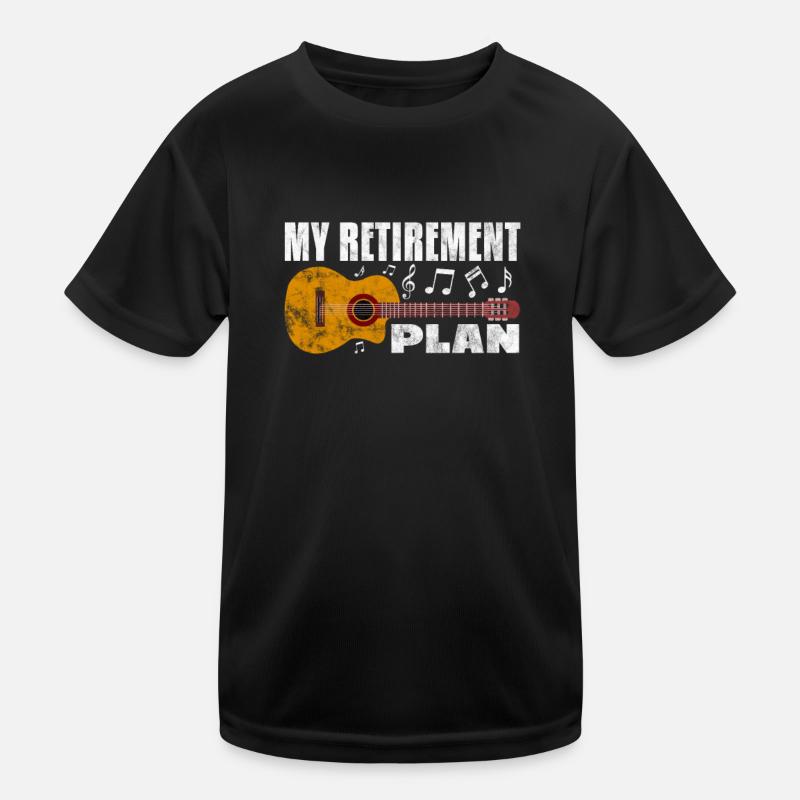 Ruhestand Gitarrist Kinder Funktions-T-Shirt