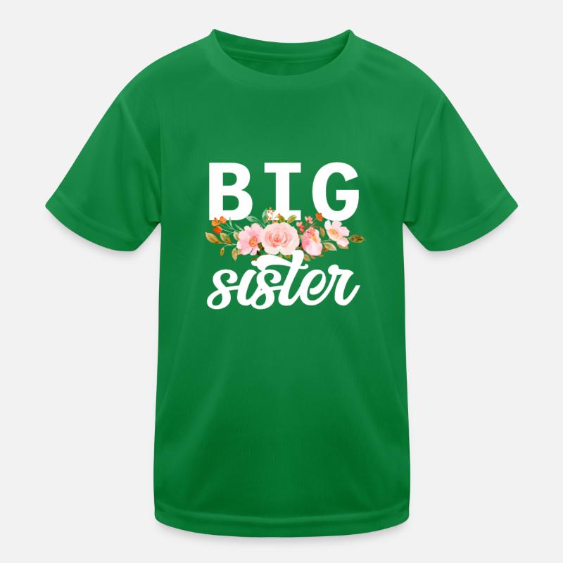 Große Schwester Kinder Funktions-T-Shirt