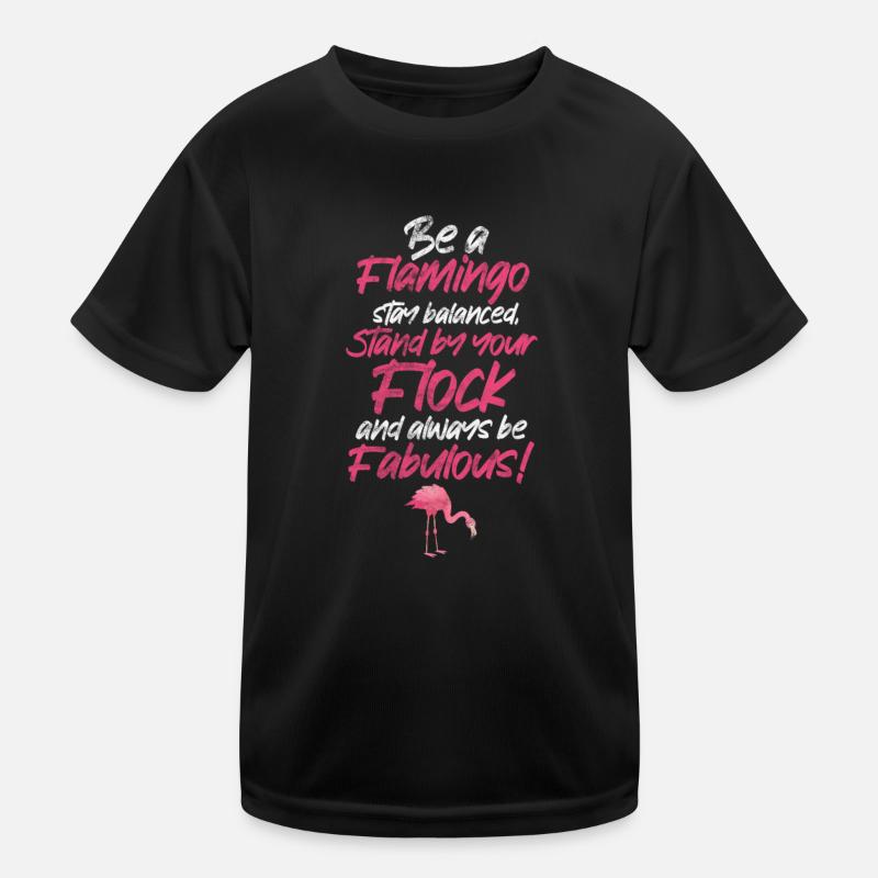 Flamingo Kinder Funktions-T-Shirt