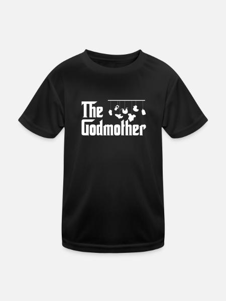 Patin - Kinder Funktions-T-Shirt - Schwarz - Vorne