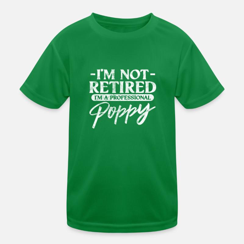 Grand-père à la retraite T-shirt sport Enfant
