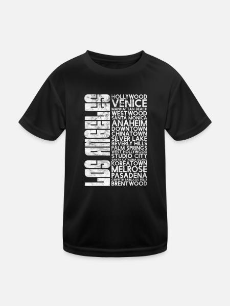 California USA Holidays America Cadeau - T-shirt sport Enfant - noir - Devant