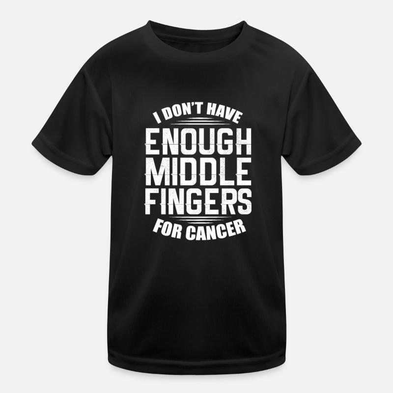 Krebs Krank Krankheit Kampf Geschenk Kinder Funktions-T-Shirt