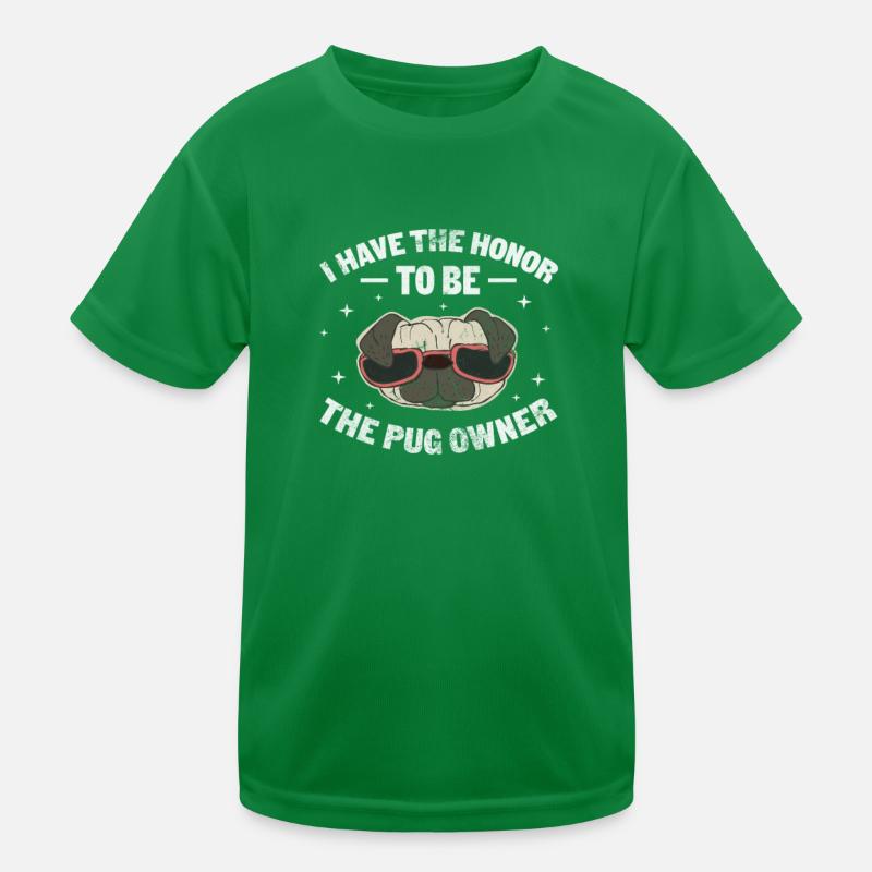 Pug Kids Functional T-Shirt