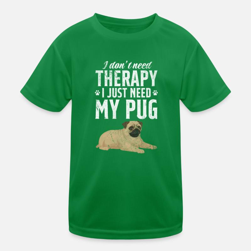 Pug Kids Functional T-Shirt