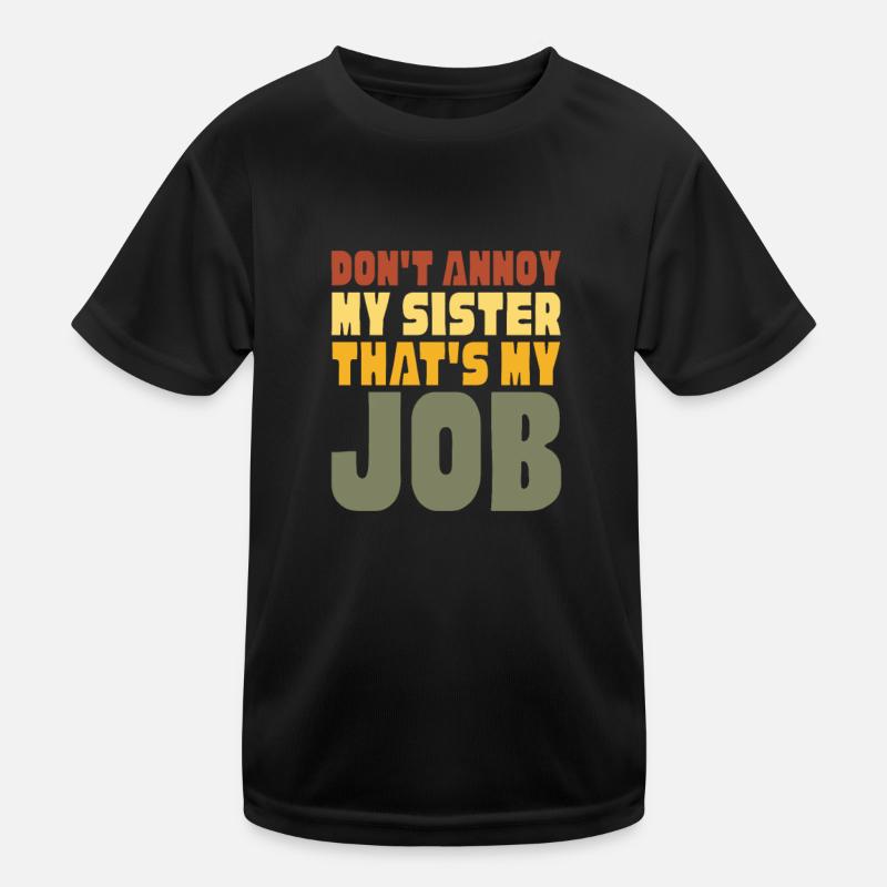 Schwester Kinder Funktions-T-Shirt